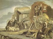 Louis Le Nain The Cart or the Return from Haymaking (mk05) USA oil painting artist